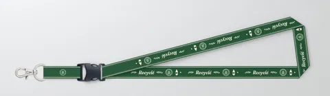 Tour de cou 20 mm RPET — boucle détachable