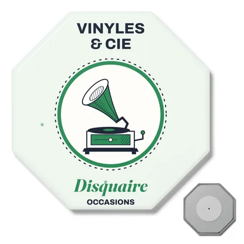 Badge octogonal magnétique