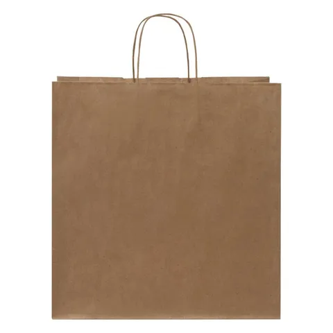 Sac en papier kraft à poignées torsadées 34 × 20 × 35 cm