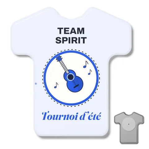 Badge tee-shirt magnétique