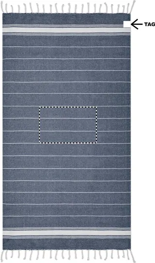 Serviette, centre arrière