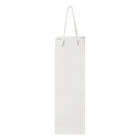 Sac bouteille en papier Integra fait main 12 × 9 × 37 cm