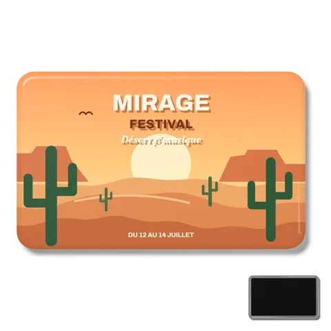 Magnet rectangulaire