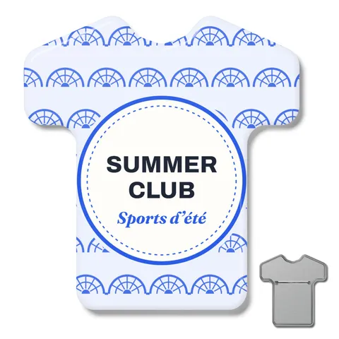 Badge tee-shirt à épingle
