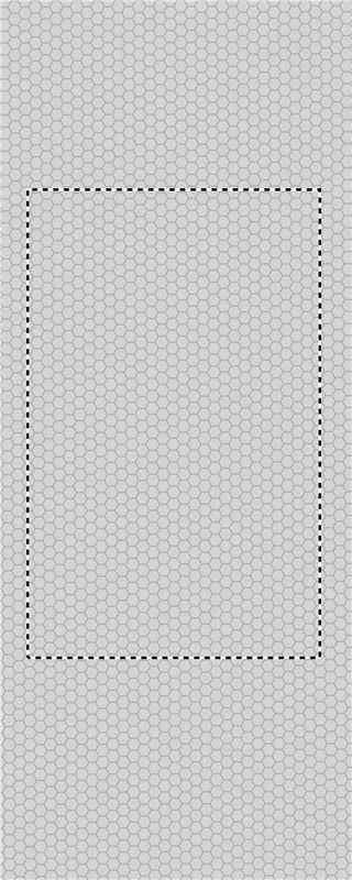 Serviette, face avant texturée